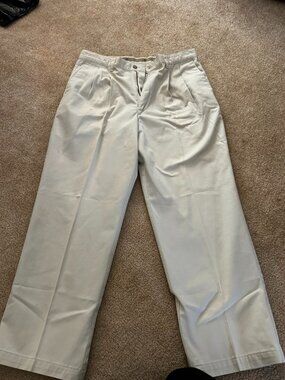 Men's White Dress Pants 36x30 Dockers